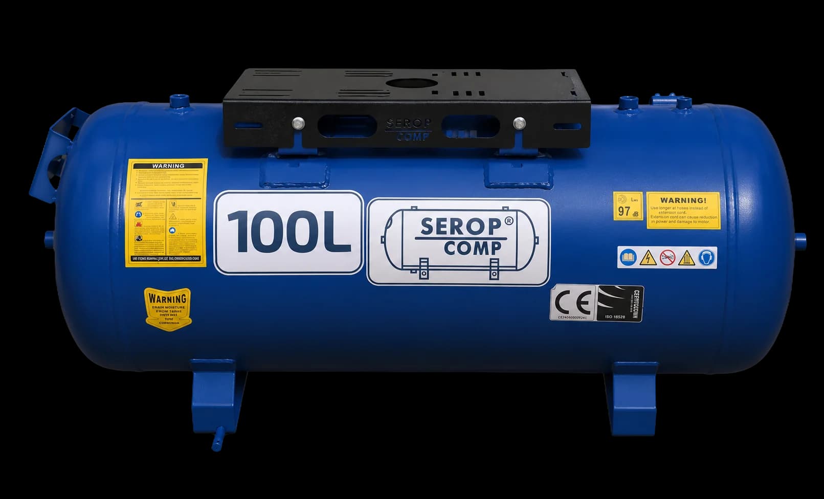 Horizontal Air Receiver 100L