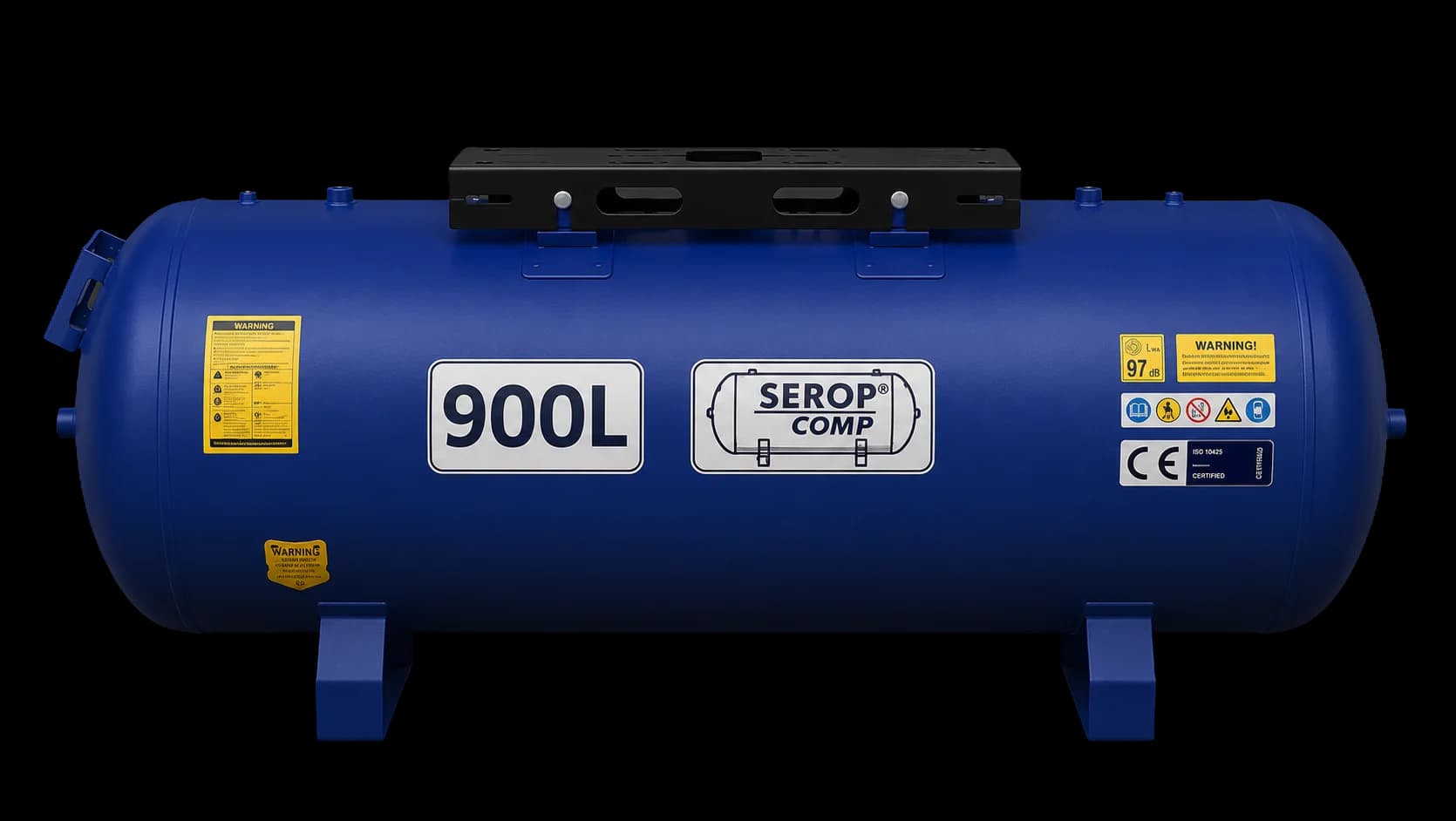 Horizontal Air Receiver 900L