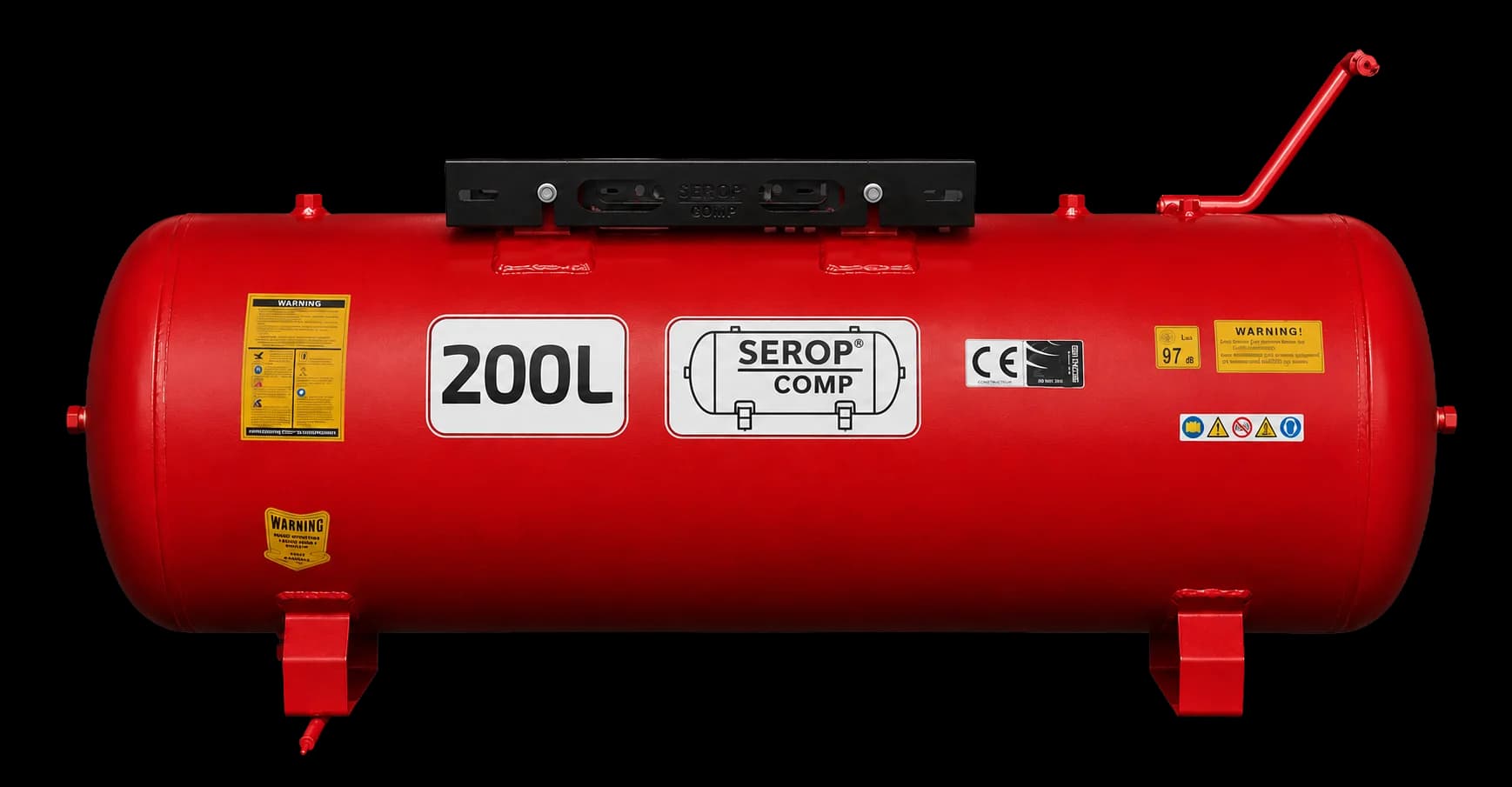 Horizontal Air Receiver 200L