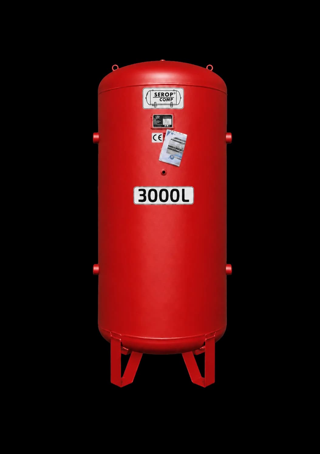 Vertical Air Receiver 3000L